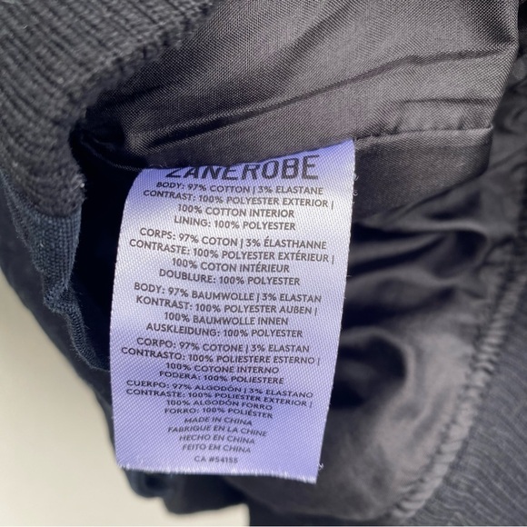 Zanerobe Hive Bomber Jacket Black Mens Size M - Picture 6 of 9